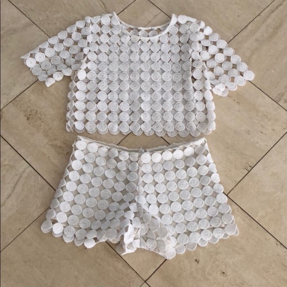 Alexis Tops - Alexis set shorts and crop top